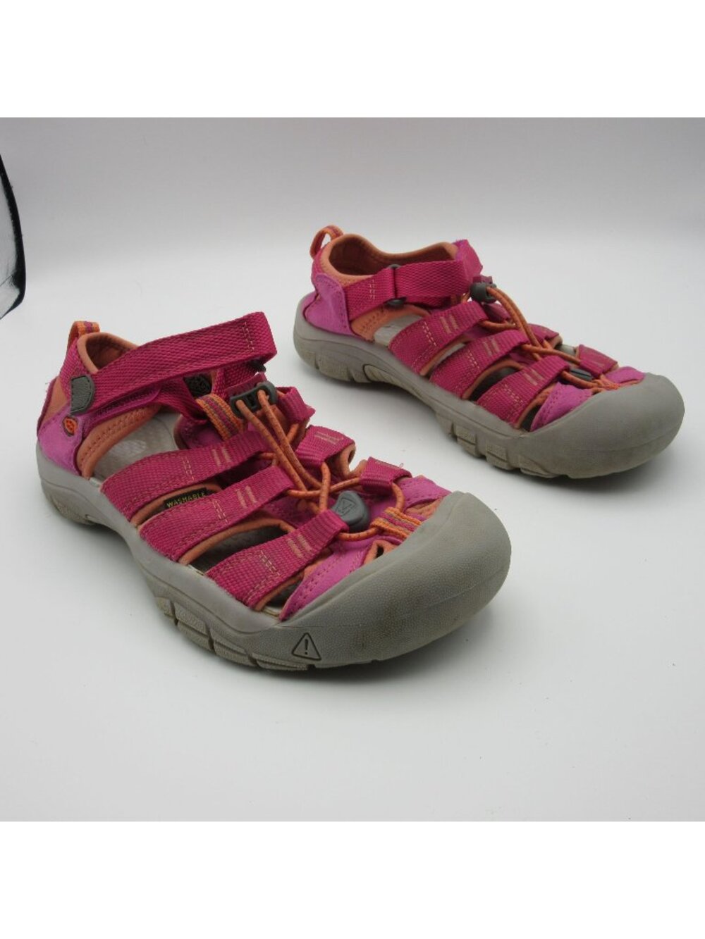 Keen Newport H2 Kids Sandals Size 3  Pink Orange Durable Outdoor Shoes